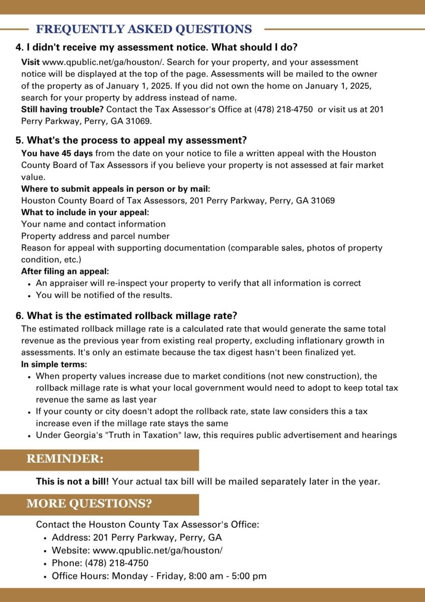 Tax Assessor - Houston County